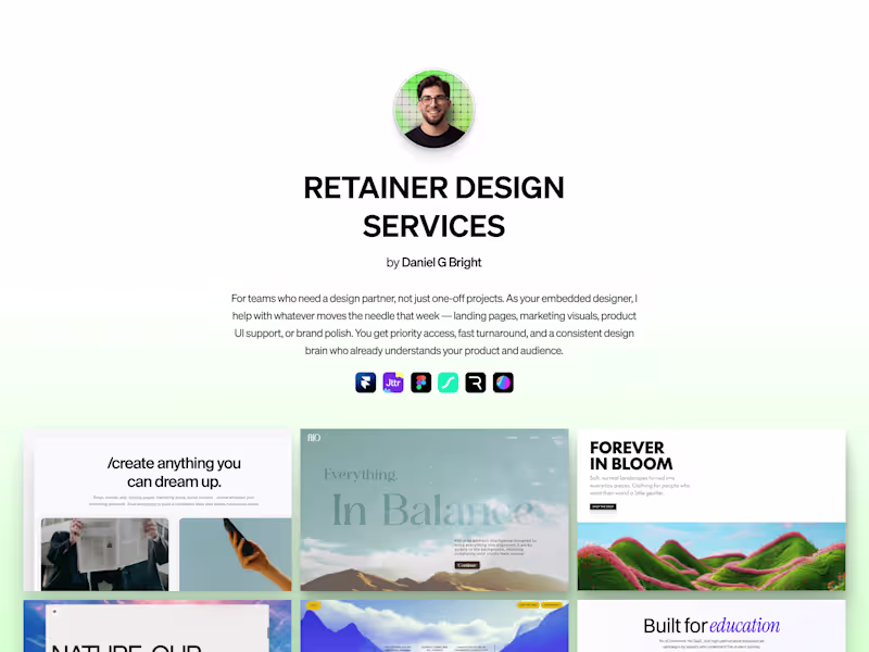 Cover image for Design Retainer — Monthly Engagement