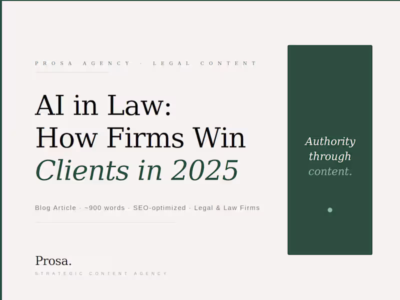 Cover image for Law firms that publish consistently