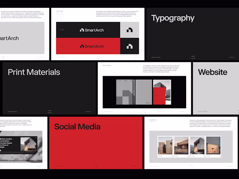 Cover image for SmartArch Brand Identity