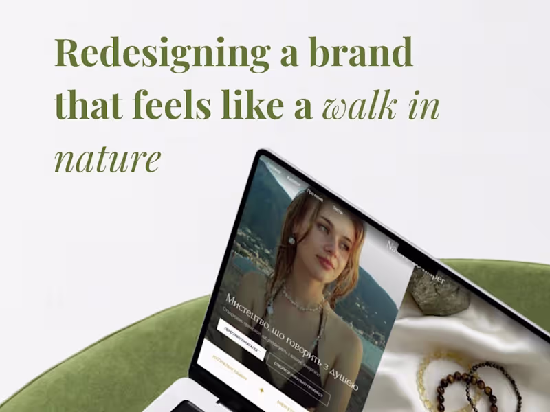 Cover image for Handmade Jewelry Website Redesign
