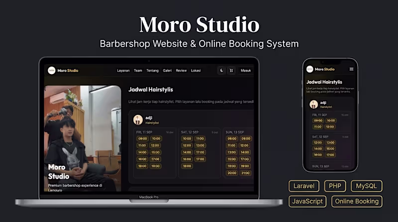 Cover image for Laravel Management System & Booking Web App