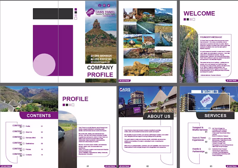 Cover image for This multi‑page brochure was designed