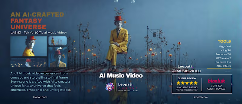 Cover image for LAB.83 – Tek Yol | AI Music Video Production