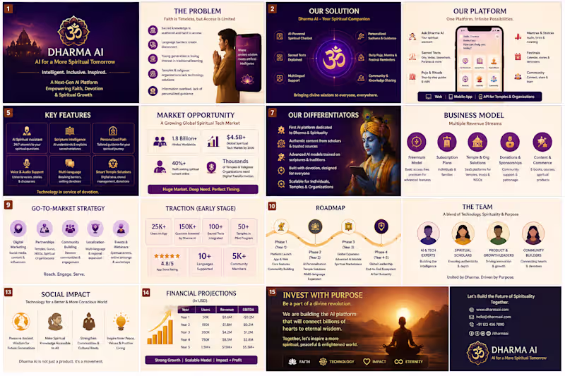 Cover image for consolidated pitch deck for the