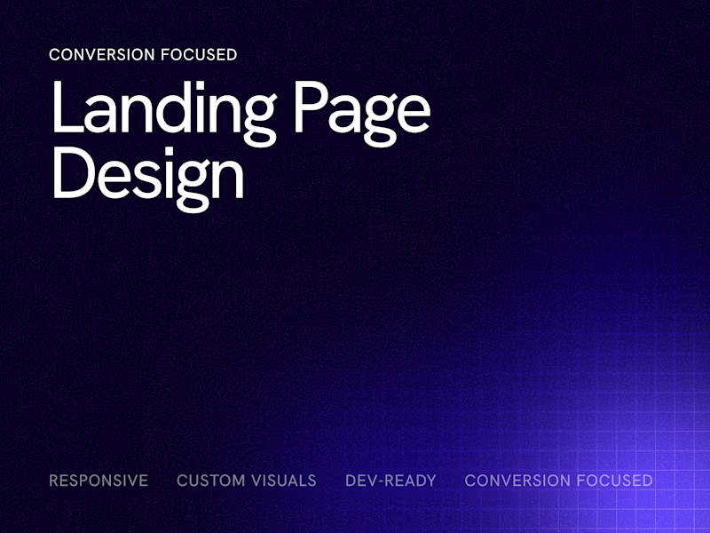 Cover image for Landing Page Design