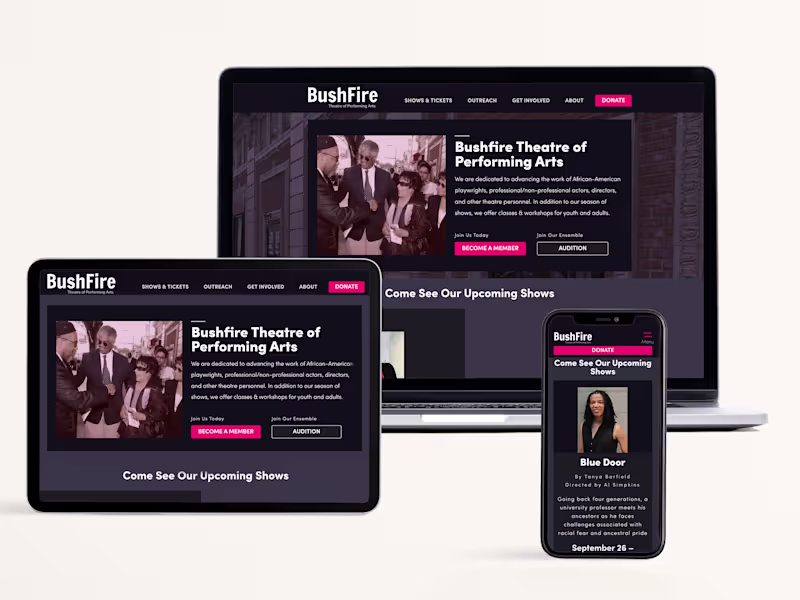 Cover image for Bushfire Theatre of Performing Arts