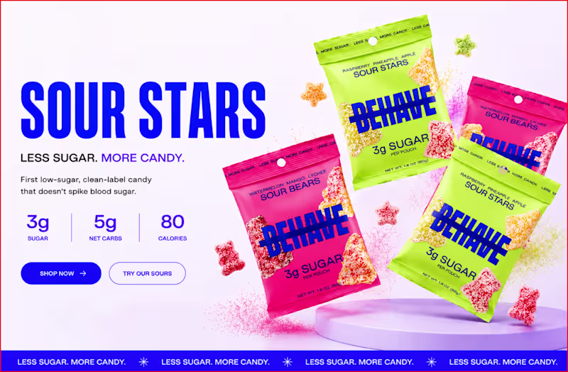 Cover image for Modern Shopify Store for a Candy Brand