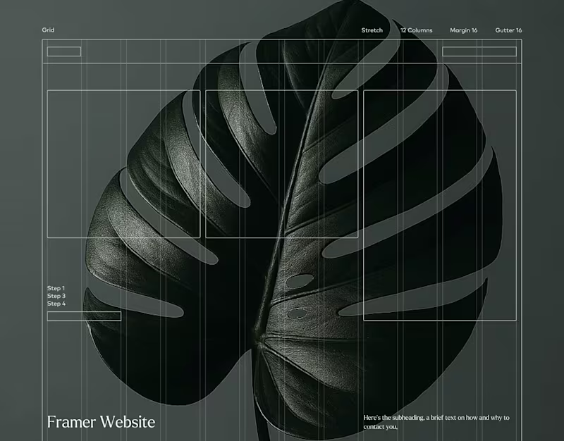 Cover image for Framer Website for Green Services | Landing page