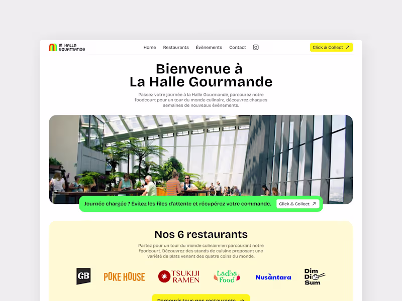 Cover image for LHG Foodcourt - Website