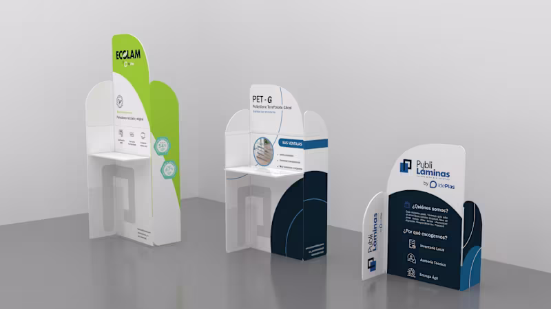 Cover image for Display stands for showcasing company