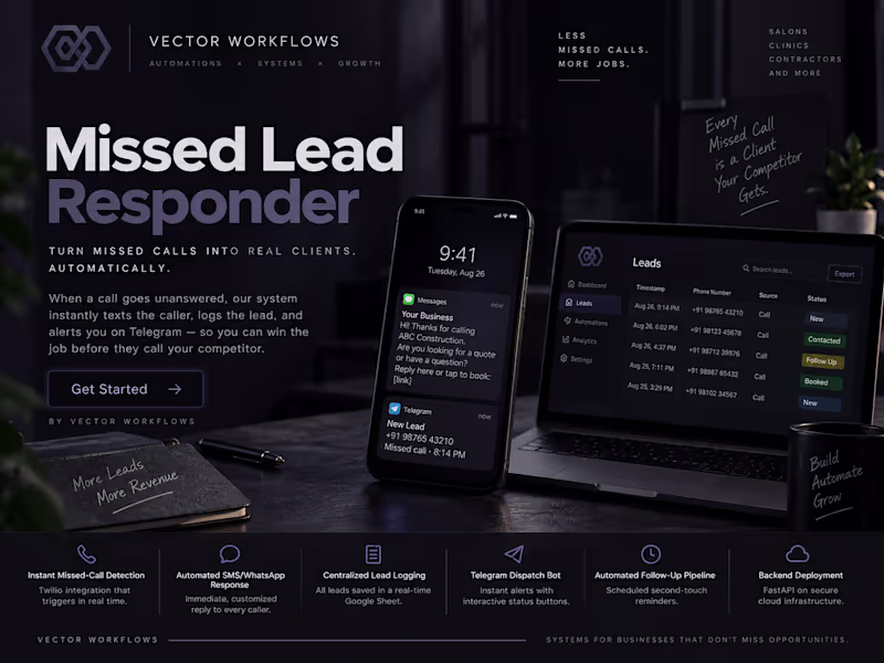 Cover image for Missed Lead Responder