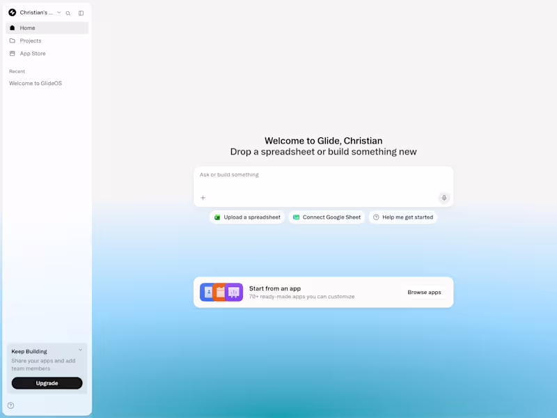 Cover image for Development of Workflows and AI Builder for Glide