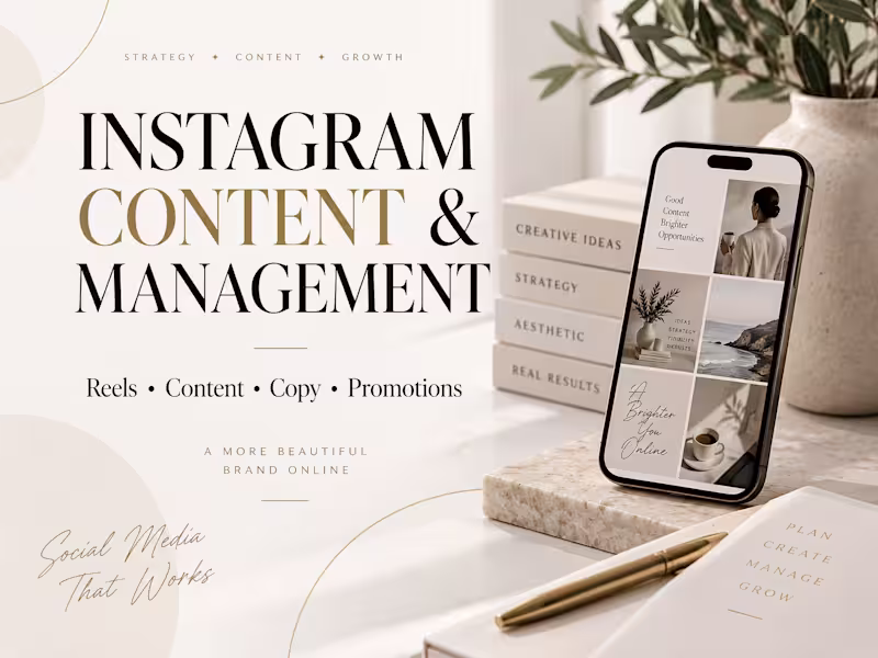 Cover image for Instagram Content & Management 