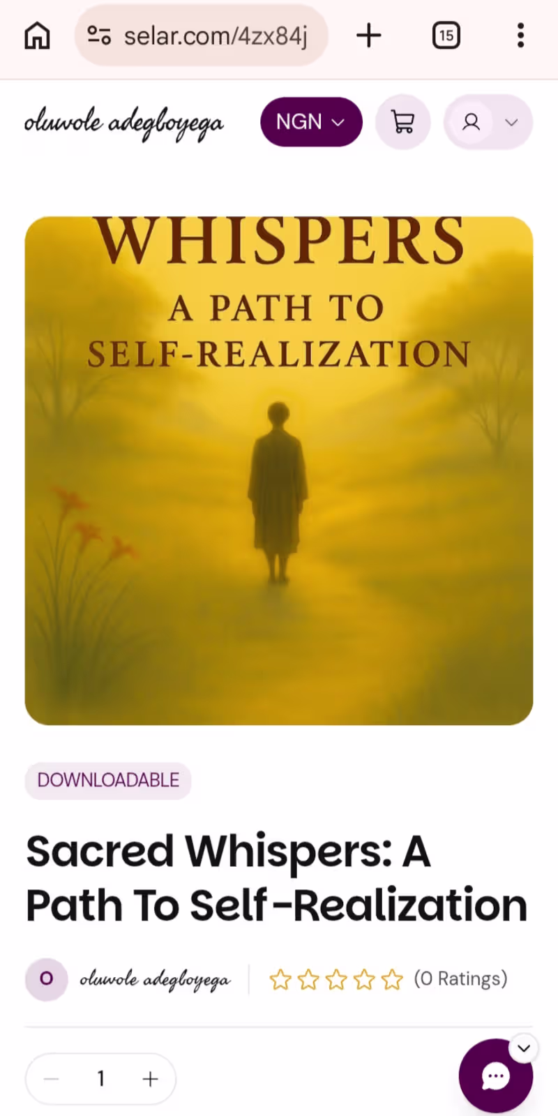 Cover image for Sacred Whispers: A Path to