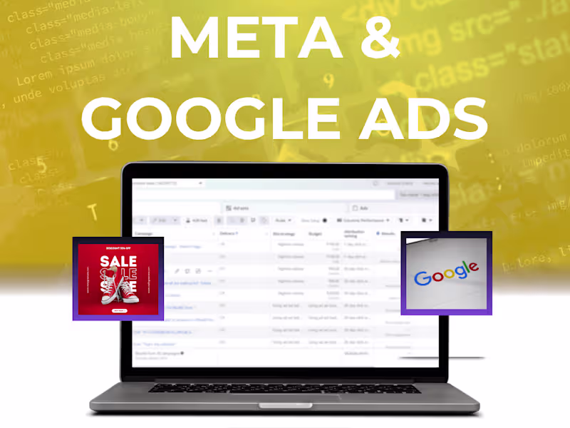 Cover image for Meta Ads and Google ads expert.