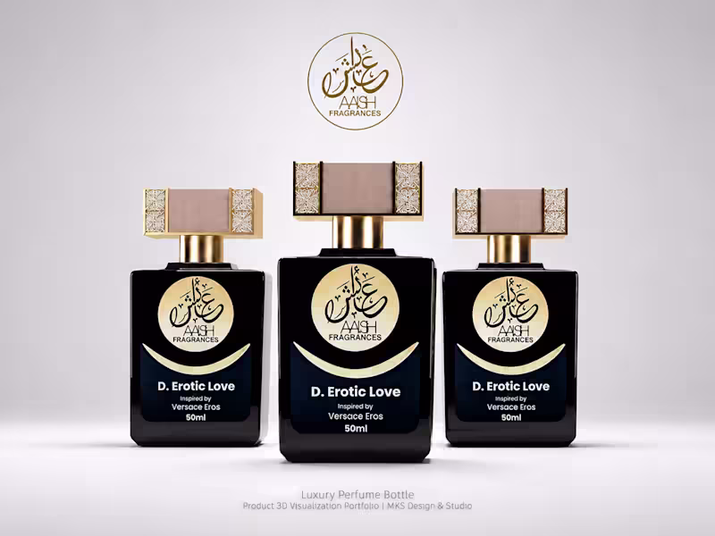 Cover image for Luxury Perfume Bottle | 3D Product Visualization
