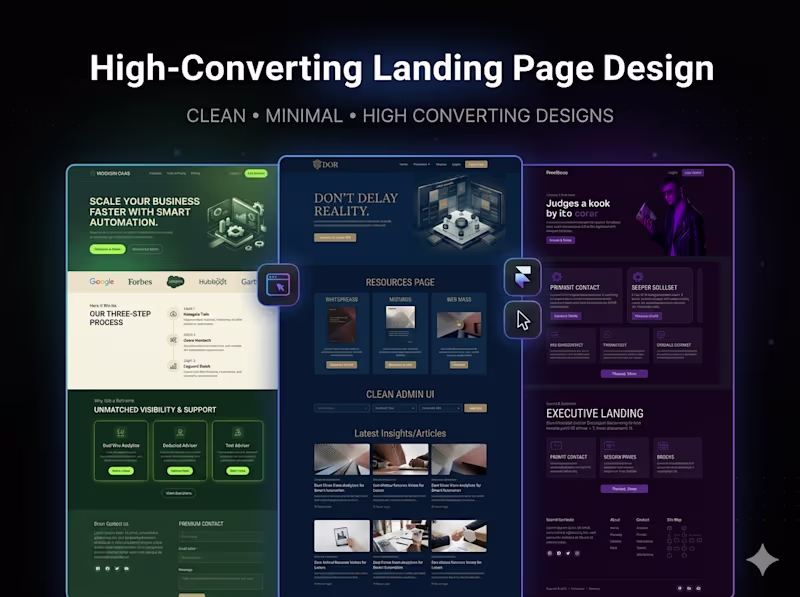 Cover image for Custom Framer Portfolio & Landing Page Design.