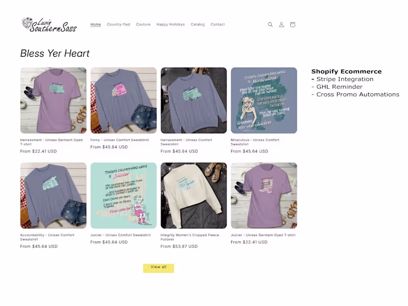 Cover image for Built a full Shopify storefront