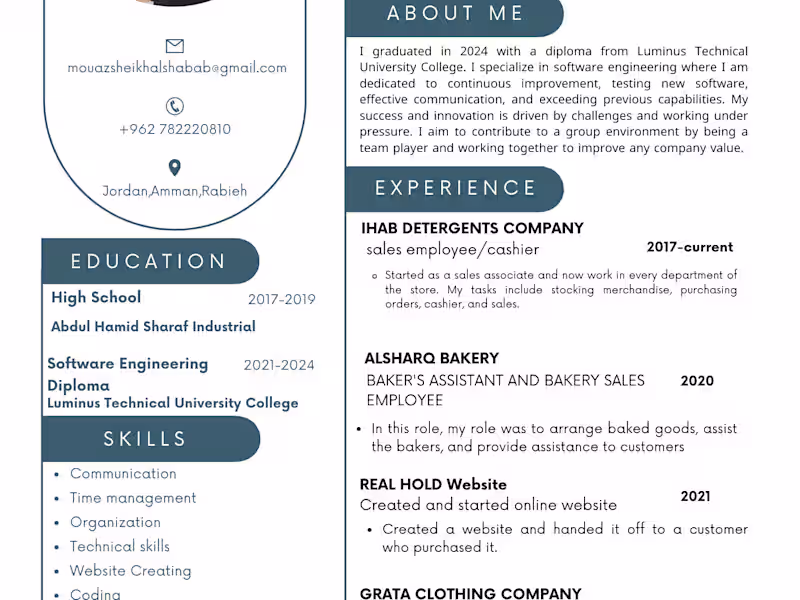 Cover image for CV design