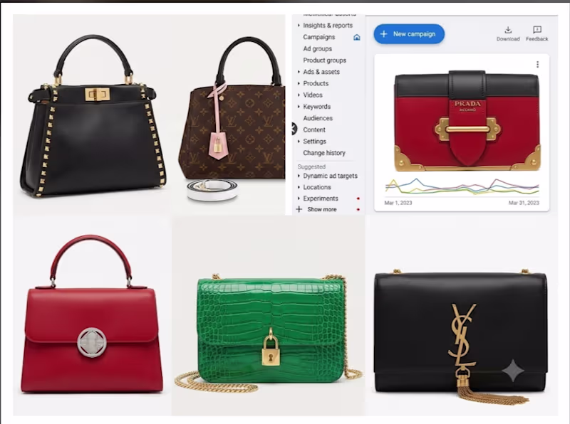 Cover image for Google ads for Fashion Handbags