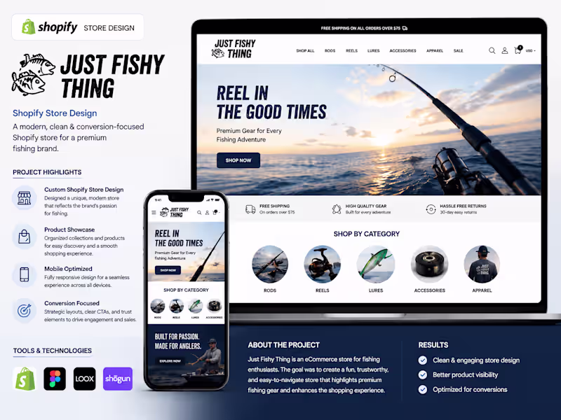 Cover image for Shopify Store Design & Conversion