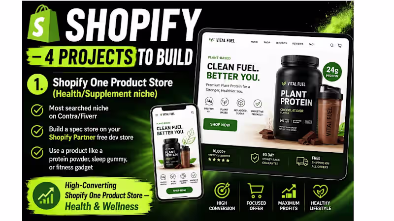 Cover image for High-Converting Shopify One Product Store