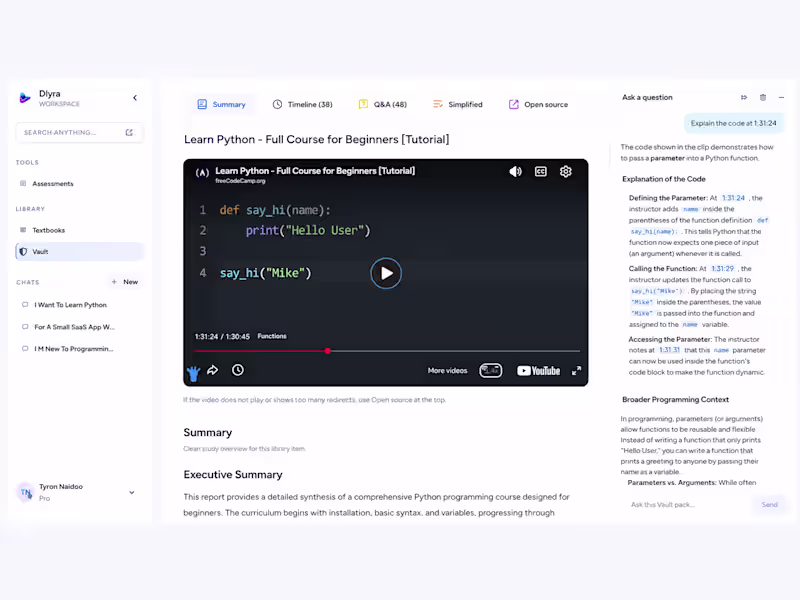 Cover image for Dlyra — AI Learning Platform