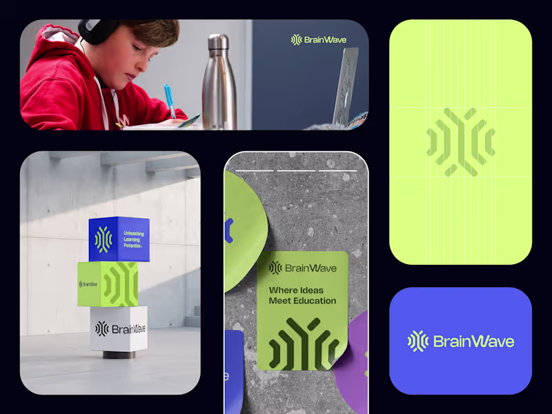 Cover image for Brainwave | Edtech Brand Identity