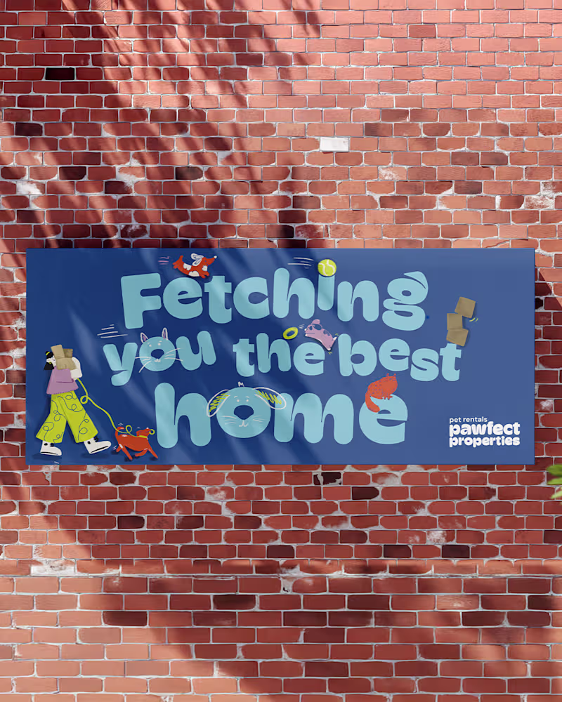 Cover image for Brand Identity- Pawfect Properties