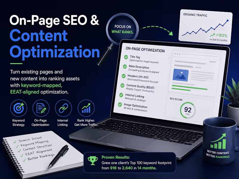 Cover image for On-Page SEO & Content Optimization