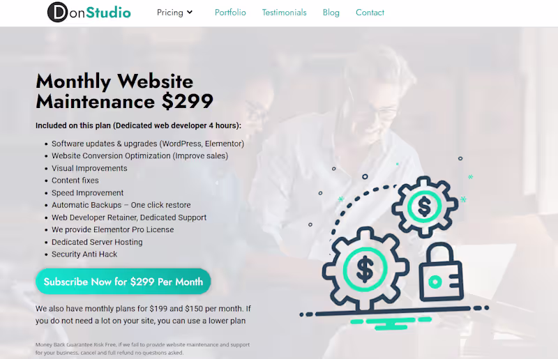 Cover image for Monthly Website Maintenance