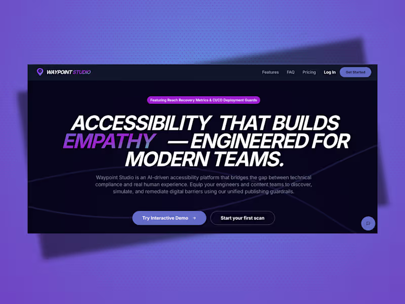 Cover image for Built and launched Waypoint Studio