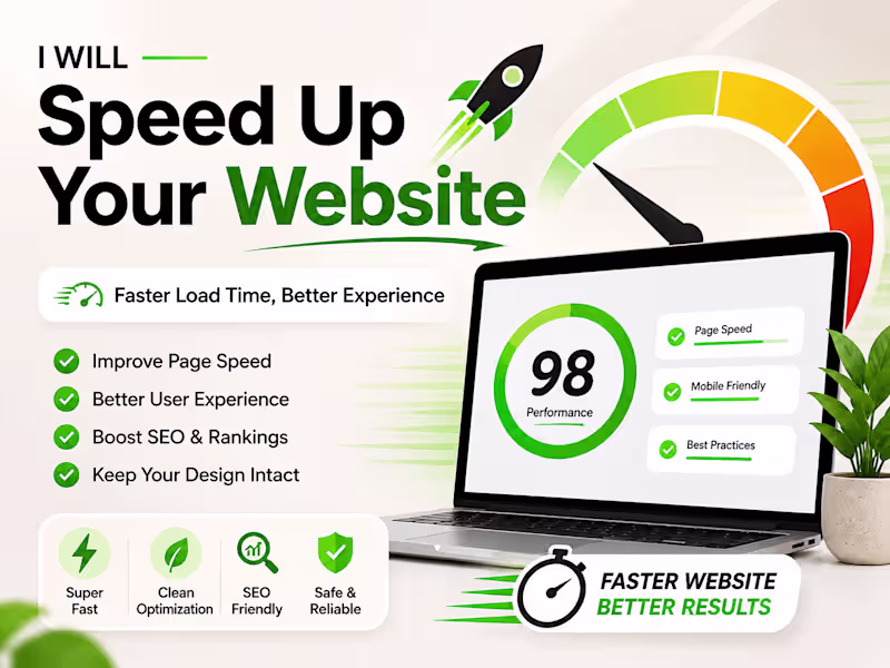 Cover image for Improve Your Website Speed & Performance