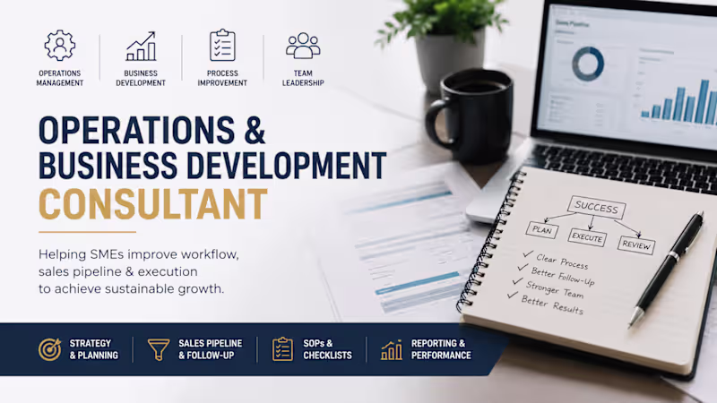 Cover image for Operations & Business Development Support for SMEs