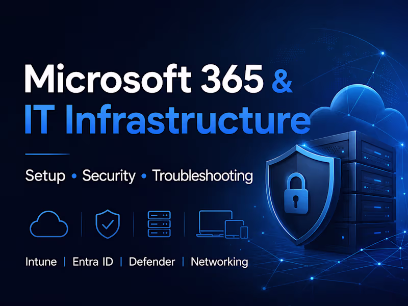 Cover image for Microsoft 365, Intune & IT Infrastructure Setup