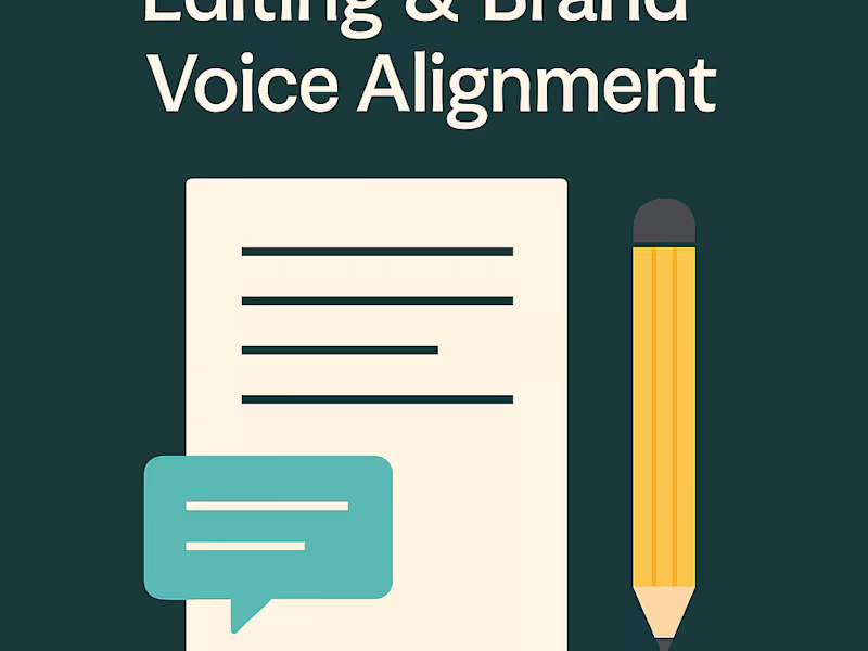 Cover image for Editing & Brand Voice Alignment