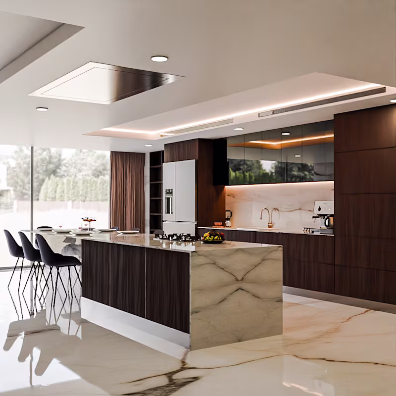 Cover image for Modular Kitchen Design – 3D Interior Rendering