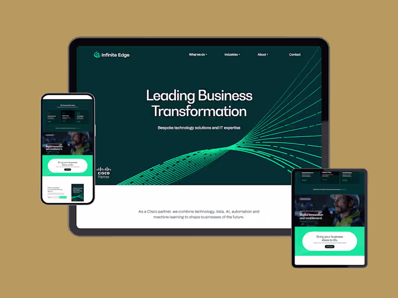 Cover image for I designed a Webflow website