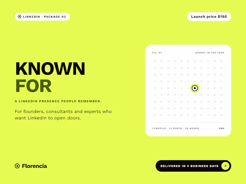 Cover image for Known For: A LinkedIn presence people remember