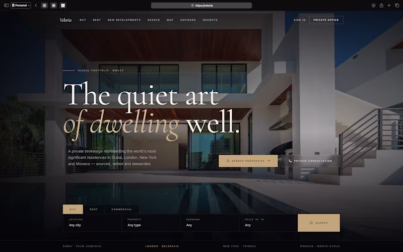 Cover image for Veloria Estates — Luxury Real