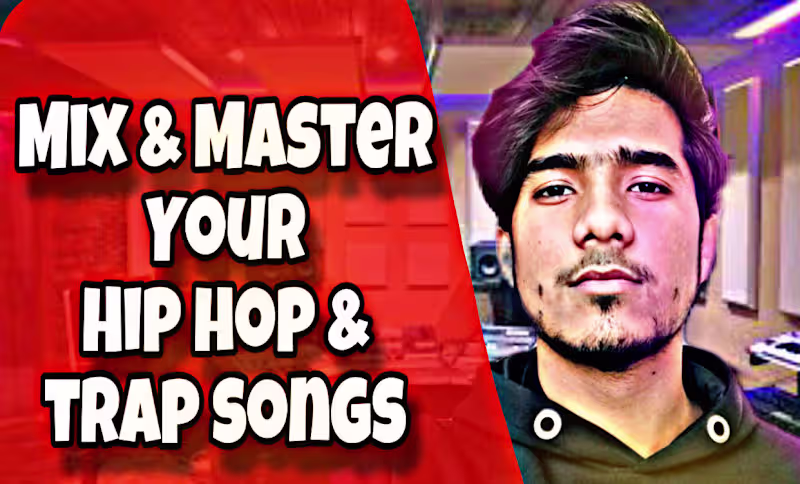 Cover image for I will mix and Master your rap, hip hop and trap songs 