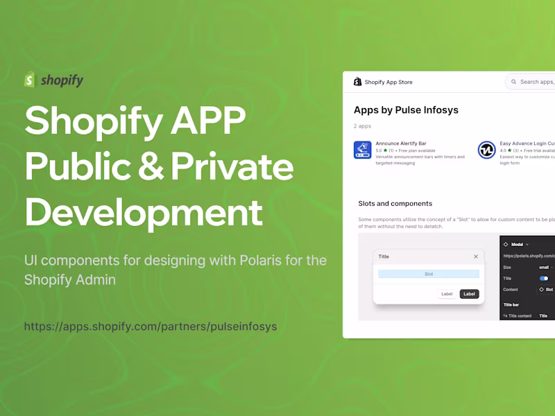 Cover image for Shopify App Development