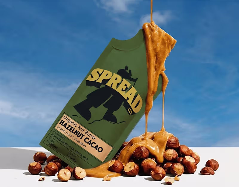 Cover image for SPREAD | PORTABLE NUT BUTTER BRANDING AND PACKAGING