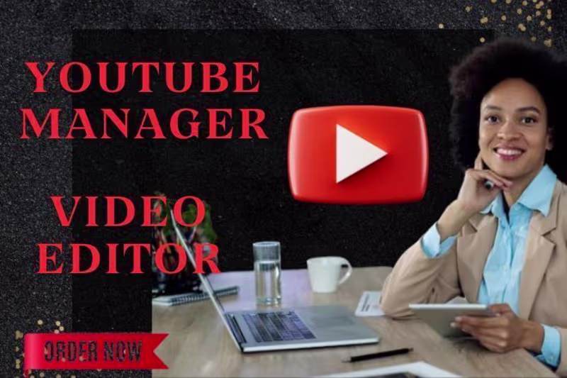 Cover image for I will manage your channel and edit video  for $50, freelancer …