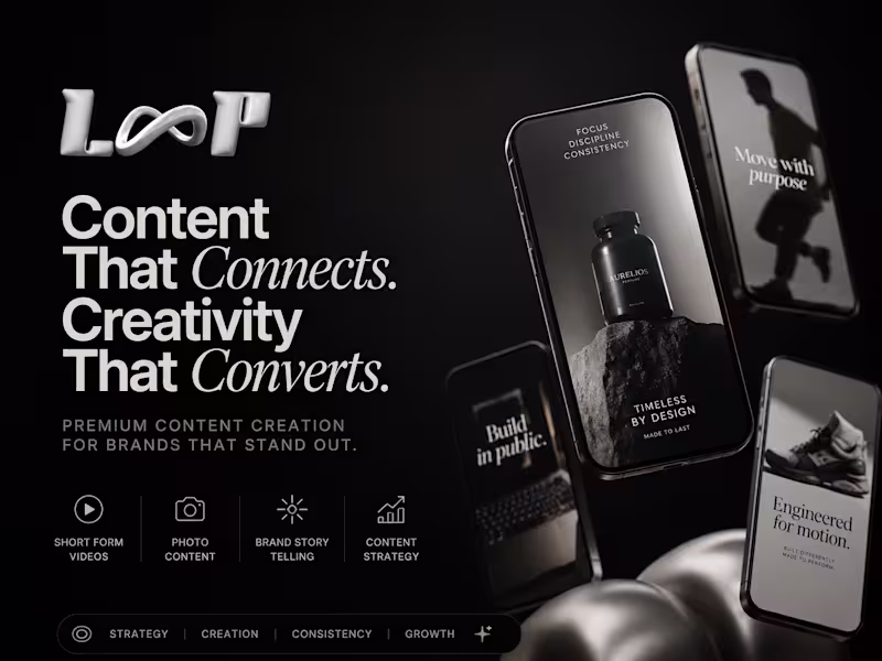 Cover image for Premium Short Form Content Creation