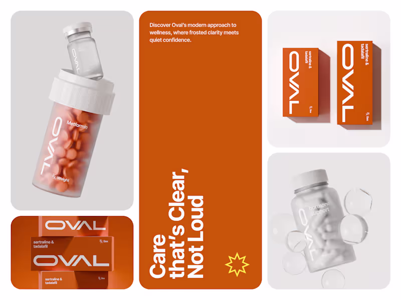 Cover image for This is the 3D product system we crafted for Oval, designed ...