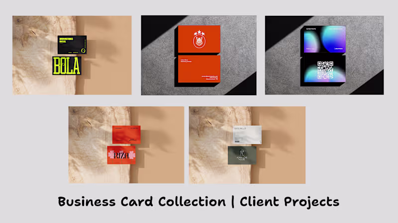 Cover image for Business Card Collection | Client Projects