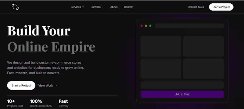 Cover image for Conversion-first website for a web