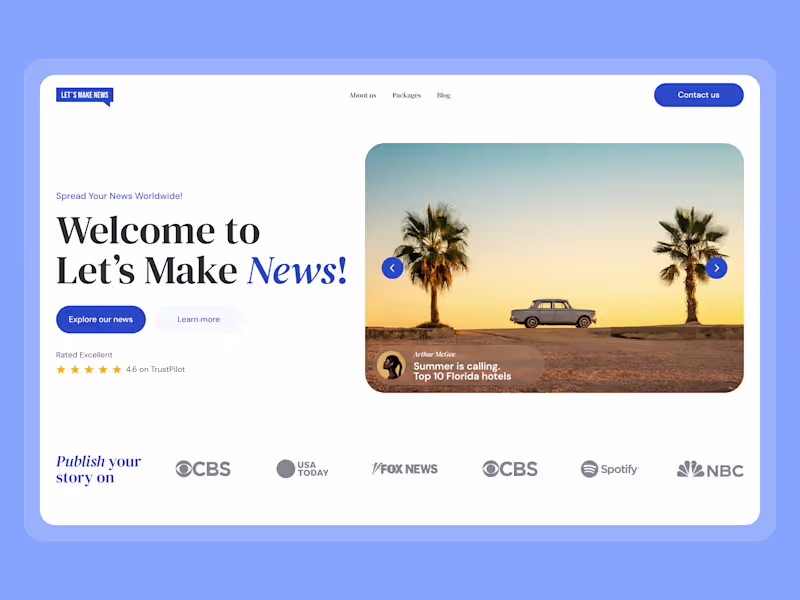 Cover image for Landing Page, Designed and Built in 7 Days