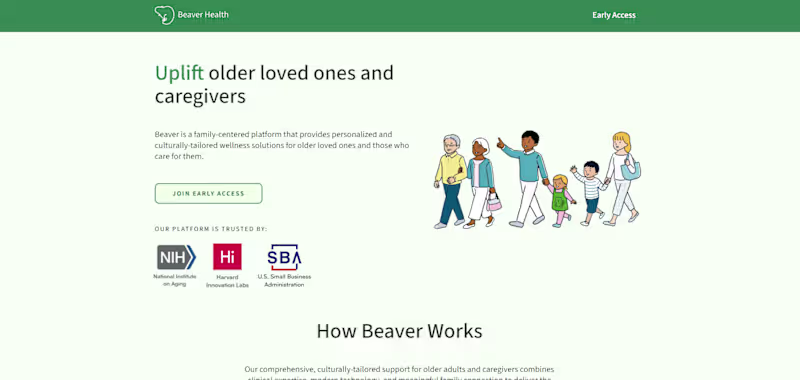 Cover image for BeaverHealth | AI Powered Cognitive Support Platform